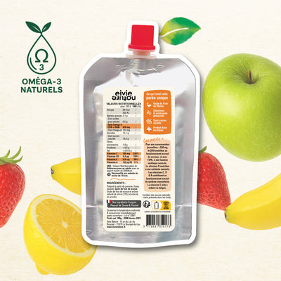 Étiquette de la purée EIVIE Boost Eivie Nature